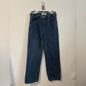 Dynamite Straight Jeans in Deep Blue